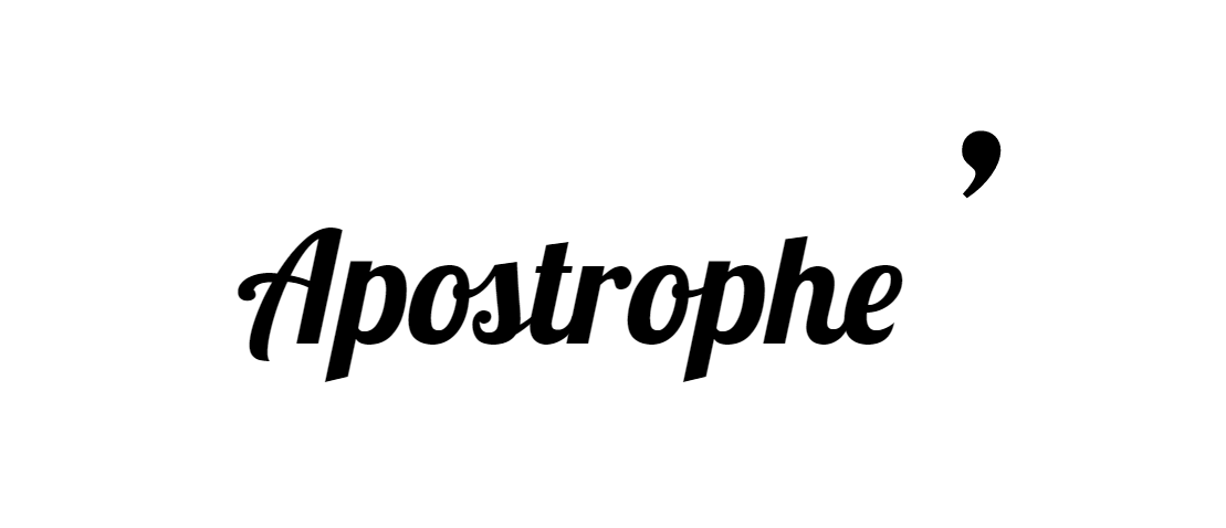 The apostrophe