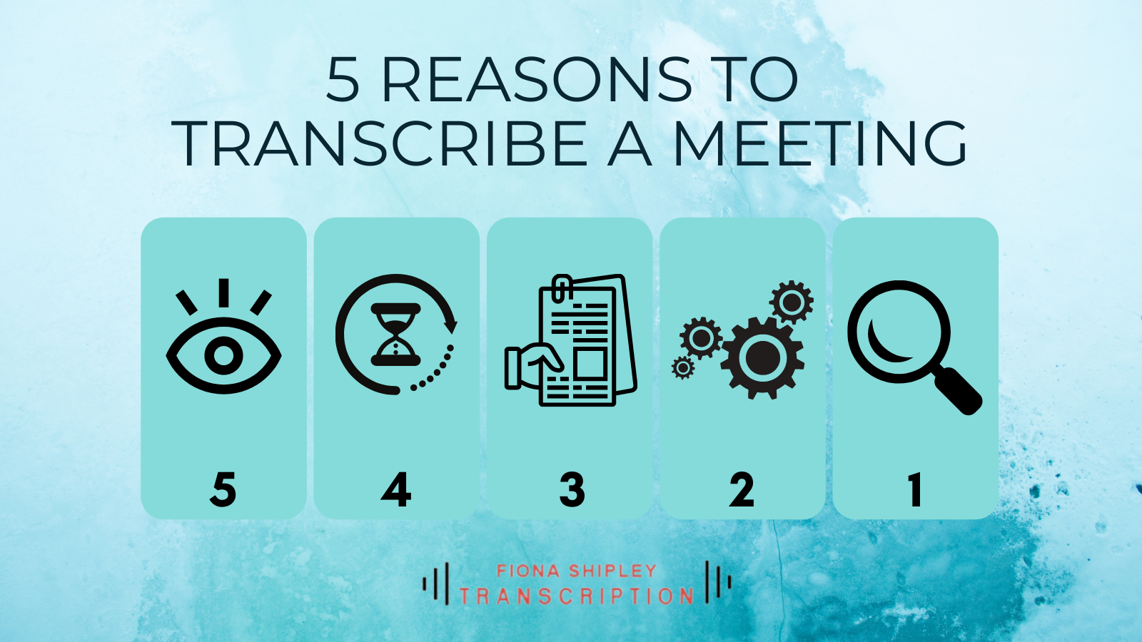 5 reasons to use a transcription service