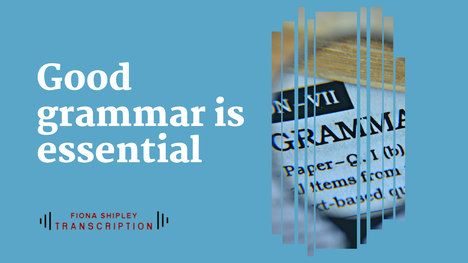 grammar transcription